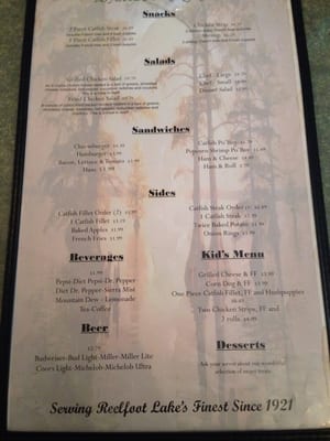 Menu photo 7 Boyette's Dining Room Tiptonville, TN