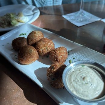 Liberty Kitchen & Oysterette - Chesapeake Crab Balls (4) - New American Near Me - Houston, Texas Liberty Kitchen & Oysterette - Chesapeake Crab Balls (4) - New American Near Me - Houston, Texas
