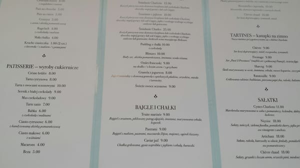 Menu photo 4 Charlotte Menora Warsaw, MZ