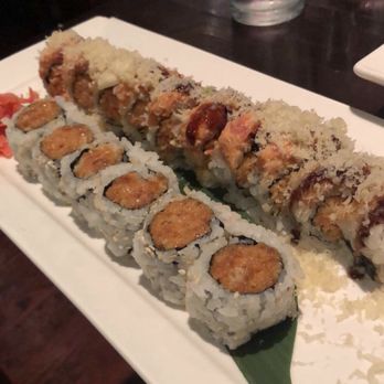 Wasabi - Spicy Family and Spicy Crunchy Salmon roll. - Sushi Bars Near Me - Amherst, New York Wasabi - Spicy Family and Spicy Crunchy Salmon roll. - Sushi Bars Near Me - Amherst, New York