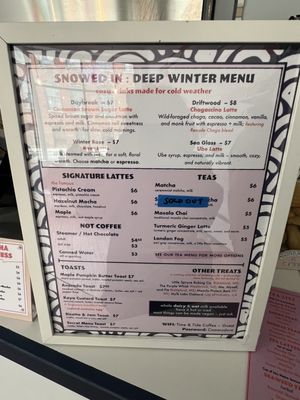 Menu photo 1 Time & Tide Coffee Biddeford, ME Menu photo 1 Time & Tide Coffee Biddeford, ME
