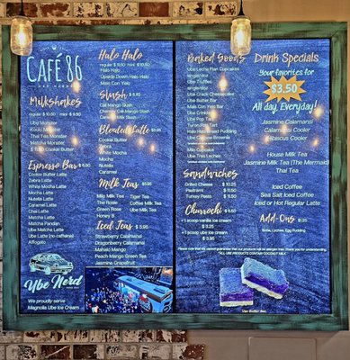 Menu photo 1 Cafe 86 Milpitas, CA