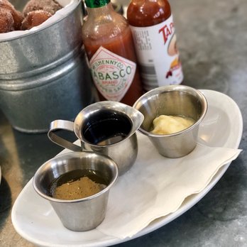 Boon Fly Cafe - Jelly, Butter and Syrup for the waffles - American Near Me - Napa, California