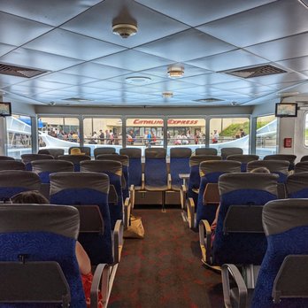 Catalina Express - Inside of boat, sit in front of you get motion sickness - Tours Near Me - Long Beach, California Catalina Express - Inside of boat, sit in front of you get motion sickness - Tours Near Me - Long Beach, California