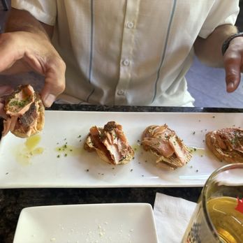 Driftless Glen Restaurant - Smoked salmon crostini - New American Near Me - Baraboo, Wisconsin Driftless Glen Restaurant - Smoked salmon crostini - New American Near Me - Baraboo, Wisconsin