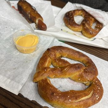 Miller's Twist - Pretzel Cheese Dog Roll - Pretzels Near Me - Philadelphia, Pennsylvania