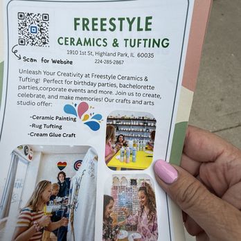 Freestyle Ceramics & Tufting - Paint-Your-Own Pottery Near Me - Highland Park, Illinois Freestyle Ceramics & Tufting - Paint-Your-Own Pottery Near Me - Highland Park, Illinois