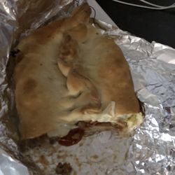 River Bend Pizza - This is what they call the Roll or I call a Calzone either way it's big and good
