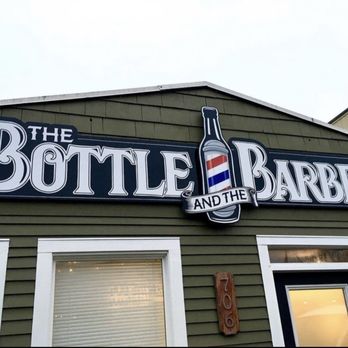 The Bottle and the Barber - Storefront sign - Barbers Near Me - Seattle, Washington The Bottle and the Barber - Storefront sign - Barbers Near Me - Seattle, Washington