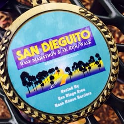 San Dieguito Half Marathon - Well earned medal