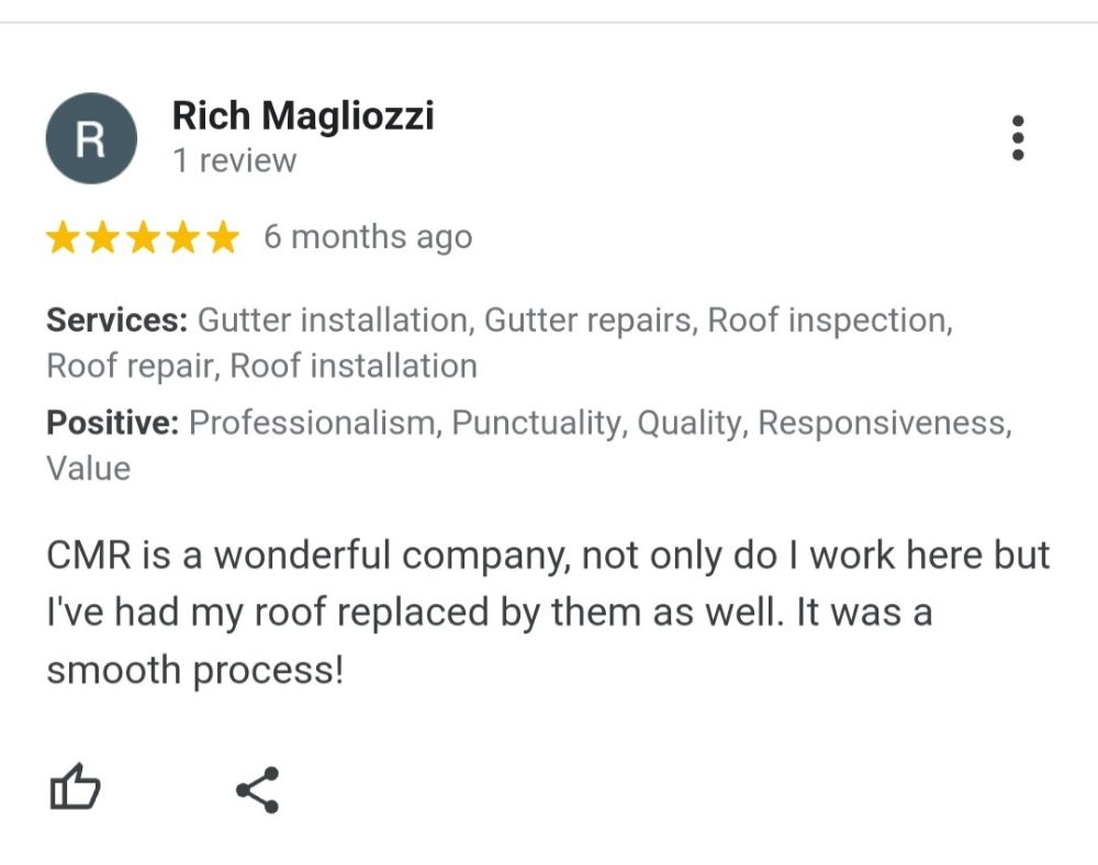 Slide of CMR Construction & Roofing