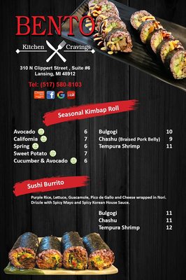 Menu photo 2 Bento Kitchen Cravings Lansing, MI