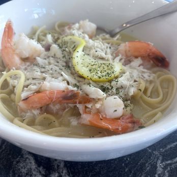 Lascala's Fire - Lemon Crab & Shrimp over Linguini - Pizza Near Me - Glassboro, New Jersey