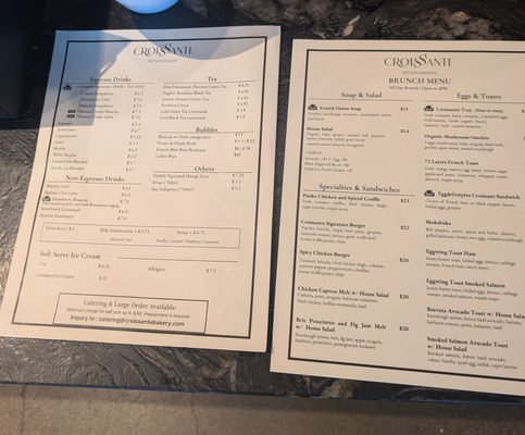 Menu photo 1 Croissante Santa Clara, CA