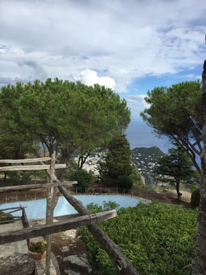 "La Canzone del Cielo" Monte Solaro, Capri by null