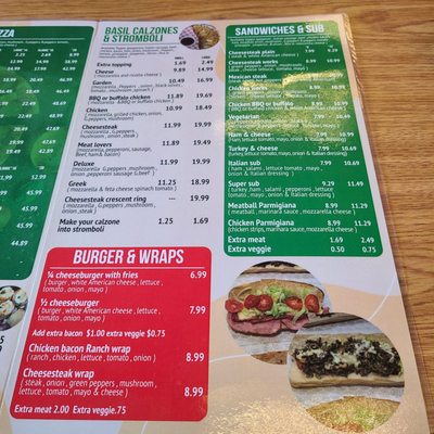 Menu photo 5 Basil pizza Roanoke, VA