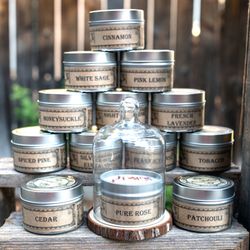 Wax Apothecary - Botanical Travel Tin Candles