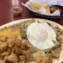 Chilaquiles was outstanding! Breakfast served all day Chilaquiles was outstanding! Breakfast served all day