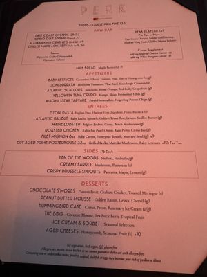 Menu photo 1 Peak with Priceless Restaurant & Bar New York, NY