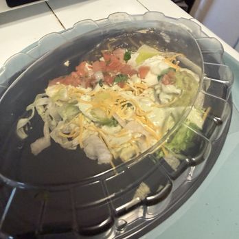Taco Bell - Veggie bowl. Only fills half of container if that - Fast Food Near Me - Lemoore, California Taco Bell - Veggie bowl. Only fills half of container if that - Fast Food Near Me - Lemoore, California