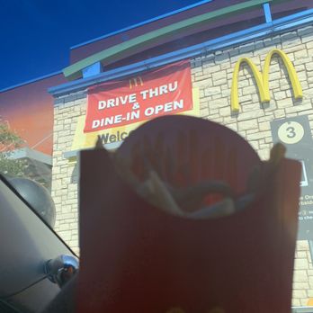 McDonald's - Undercooked French Fries. Not full or fresh. I waited curbside for this sad excuse for French Fries. - Fast Food Near Me - Antioch, California