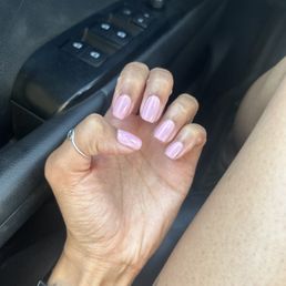 Gel Lavender Dream with holographic shimmer