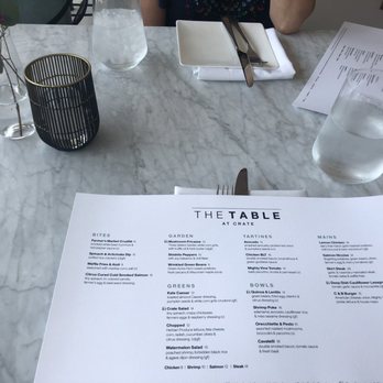 The Table at Crate - New American Near Me - Oak Brook, Illinois
