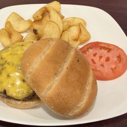 Burger & fresh steak fries Burger & fresh steak fries