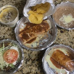 a variety of food items