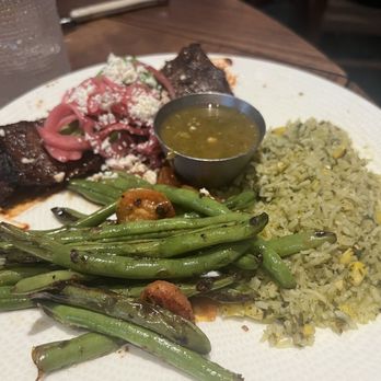 Mexican Sugar Plano - This steak was just right and the cilantro rice delicious. - Mexican Near Me - Plano, Texas