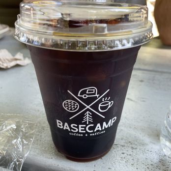 Basecamp Coffee & Waffles - 16 oz Cold Brew - Coffee & Tea Near Me - Saugatuck, Michigan Basecamp Coffee & Waffles - 16 oz Cold Brew - Coffee & Tea Near Me - Saugatuck, Michigan