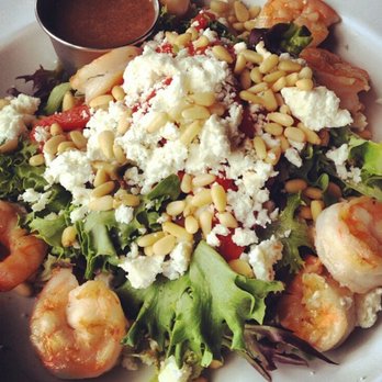 Blu Fig - mediterranean shrimp salad .. SO GOOD! - Mediterranean Near Me - New City, New York Blu Fig - mediterranean shrimp salad .. SO GOOD! - Mediterranean Near Me - New City, New York