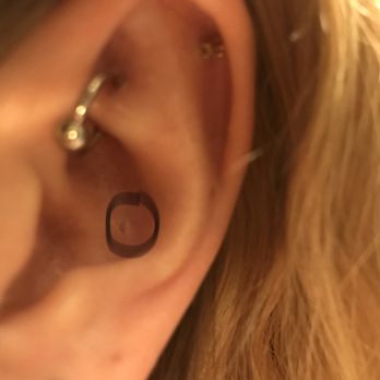 Mile High Tattoo - Going in on the edge of my inner ear. - Piercing Near Me - Thornton, Colorado