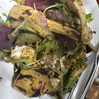 Vinaigrette - The Beet Goes on with baby artichokes - New American Near Me - Santa Fe, New Mexico
