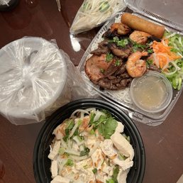 Chicken Pho (GA), Monster Vermicelli Combo(BUN DAC BIET)