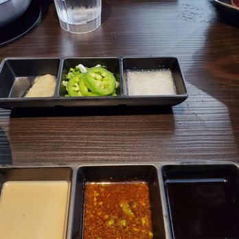 Shabuya - Sauces. Favorite is the ponzu sauce - Hot Pot Near Me - Honolulu, Hawaii Shabuya - Sauces. Favorite is the ponzu sauce - Hot Pot Near Me - Honolulu, Hawaii