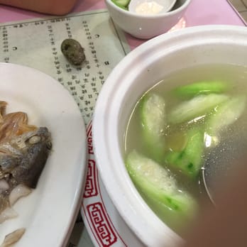 Wang Chunju Seafood Restaurant - a bowl of soup and a plate of fish - Chinese Near Me - Brooklyn, New York Wang Chunju Seafood Restaurant - a bowl of soup and a plate of fish - Chinese Near Me - Brooklyn, New York