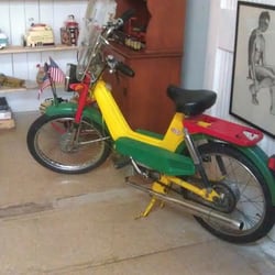 Gary's Coins & Antiques - love the bike