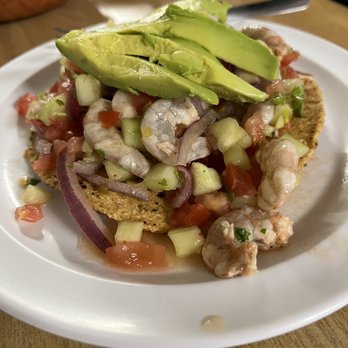 Rincon De Guayabitos - Shrimp ceviche tostada - Mexican Near Me - La Puente, California