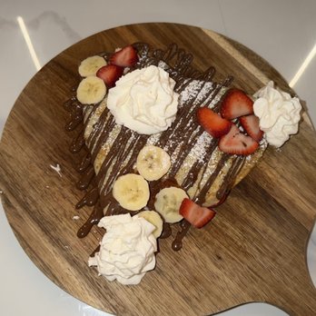 Cafe Crepe - Strawberries & Bananas Crepe with Nutella - Cafes Near Me - Mohegan Lake, New York Cafe Crepe - Strawberries & Bananas Crepe with Nutella - Cafes Near Me - Mohegan Lake, New York