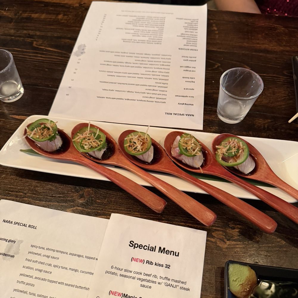 Nara Restaurant & Sake Bar - Hamachi Truffle - Japanese Near Me - San Francisco, California Nara Restaurant & Sake Bar - Hamachi Truffle - Japanese Near Me - San Francisco, California