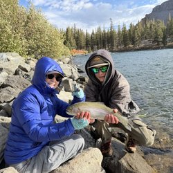 Kittredge Sports - Beautiful rainbow trout.  With Max our guide.