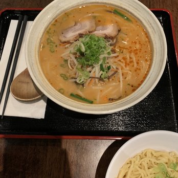 Ramen Isshin - Spicy miso ramen + an extra of bowl thick noodles ($2 extra) - Ramen Near Me - Toronto, Ontario Ramen Isshin - Spicy miso ramen + an extra of bowl thick noodles ($2 extra) - Ramen Near Me - Toronto, Ontario