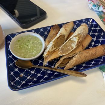 Blue Mango - 6 Piece Curry Rolls - Thai Near Me - Royal Oak, Michigan Blue Mango - 6 Piece Curry Rolls - Thai Near Me - Royal Oak, Michigan