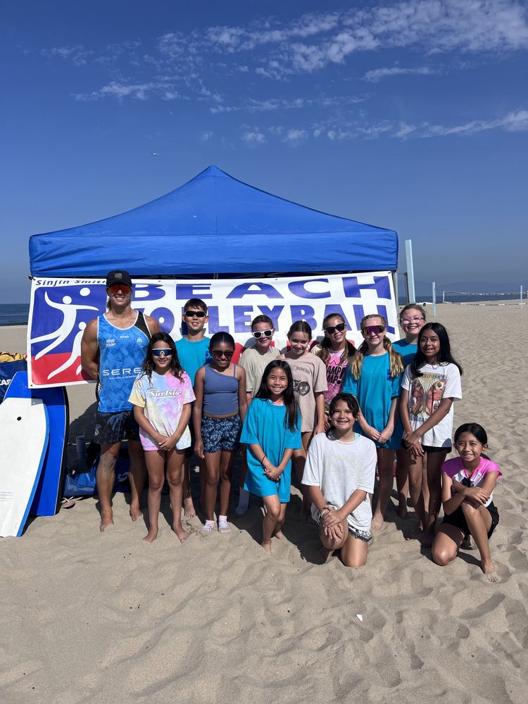 Sinjin Smith's Beach Volleyball Camps Logo