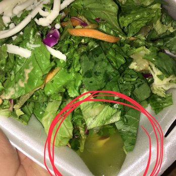 Italian Bistro - This is my "delicious watered" salad!! This is the MOST disgusting thing ever!! Everyone raves about the house dressing it's nasty!! - Italian Near Me - Roanoke, Texas