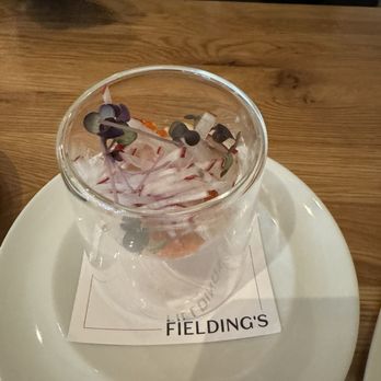 Fieldings Steak - Yellowtail crudo - Steakhouses Near Me - Houston, Texas Fieldings Steak - Yellowtail crudo - Steakhouses Near Me - Houston, Texas