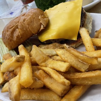 Surf Rider Bluewater - Cheeseburger and fries - Seafood Near Me - Hampton, Virginia