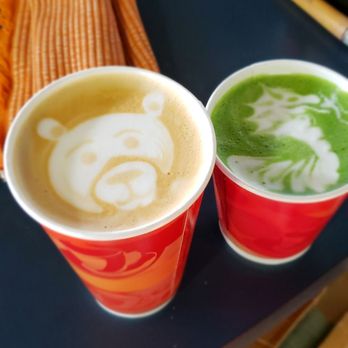 SnowDome Coffee Bar - Bear and Dragon (or is it Seadra from Pokemon?) - Coffee & Tea Near Me - Jasper, Alberta SnowDome Coffee Bar - Bear and Dragon (or is it Seadra from Pokemon?) - Coffee & Tea Near Me - Jasper, Alberta