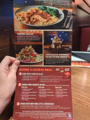 Menu photo 7 Outback Steakhouse Dania Beach, FL Menu photo 7 Outback Steakhouse Dania Beach, FL